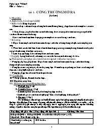Giáo án Ngữ văn Lớp 7 - Tuần 1, Tiết 1-4 - Nă