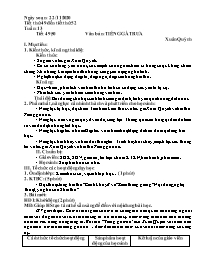 Giáo án Ngữ văn Lớp 7 - Tuần 13 - Năm học 202