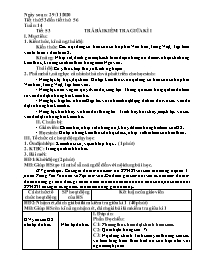 Giáo án Ngữ văn Lớp 7 - Tuần 14, Tiết 53-56 -