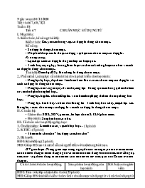 Giáo án Ngữ văn Lớp 7 - Tuần 18 - Năm học 202