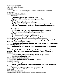 Giáo án Ngữ văn Lớp 7 - Tuần 20, Tiết 77-80 -