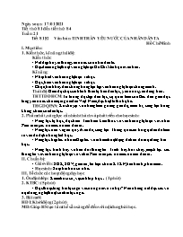 Giáo án Ngữ văn Lớp 7 - Tuần 21, Tiết 81-84 -