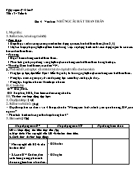 Giáo án Ngữ văn Lớp 7 - Tuần 4 - Năm học 2019