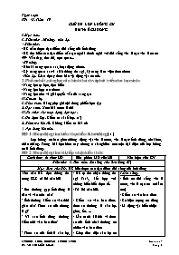 Giáo án Sinh học 7 - Tuần 19 - Võ Thị Kiều Lo