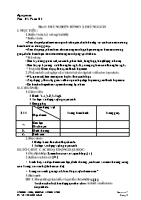 Giáo án Sinh học 7 - Tuần 3 - Võ Thị Kiều Loa