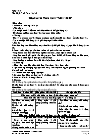 Giáo án Sinh học 7 - Tuần 33+34 - Võ Thị Kiều