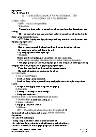 Giáo án Sinh học 7 - Tuần 4 - Võ Thị Kiều Loa