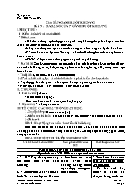 Giáo án Sinh học 7 - Tuần 5 - Võ Thị Kiều Loa