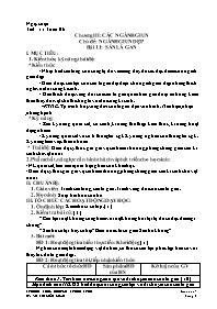 Giáo án Sinh học 7 - Tuần 6 - Võ Thị Kiều Loa