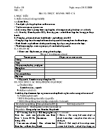 Giáo án Sinh học Lớp 7 - Tuần 18 - Năm học 20