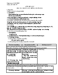 Giáo án Sinh học Lớp 7 - Tuần 20 - Năm học 20