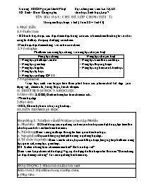 Giáo án Sinh học Lớp 7 - Tuần 22 - Năm học 20