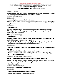 Giáo án Stem Lịch sử và Địa lí 7 - Tuần 28, T