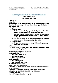 Giáo án Tin học 7 (Chân trời sáng tạo) - Bài 