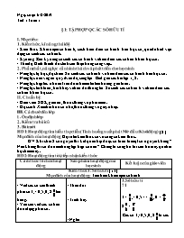 Giáo án Toán 7 (Đại số) - Tuần 1 - Năm học 20