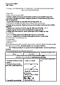 Giáo án Toán 7 (Hình học) - Tuần 1 - Năm học 