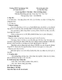 Giáo án Toán 7 - Tuần 20 - Năm học 2023-2024 