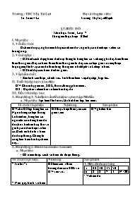 Giáo án Toán 7 - Tuần 21 - Trương Thị Tuyết H