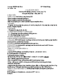 Giáo án Toán 7 - Tuần 25 - Năm học 2021-2022 