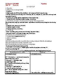 Giáo án Toán 7 - Tuần 26 - Năm học 2018-2019