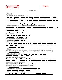 Giáo án Toán 7 - Tuần 28 - Năm học 2018-2019