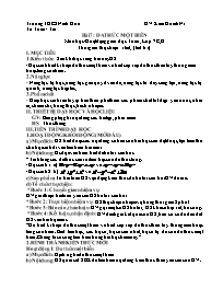 Giáo án Toán 7 - Tuần 29 - Năm học 2021-2022 