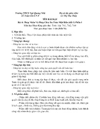 Giáo án Toán 7 - Tuần 32 - Năm học 2023-2024 