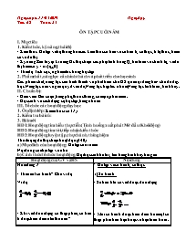 Giáo án Toán 7 - Tuần 34 - Năm học 2018-2019