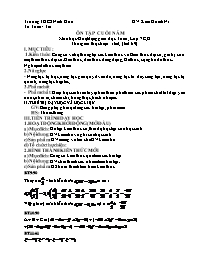 Giáo án Toán 7 - Tuần 35 - Kim Hoành Ni