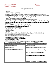 Giáo án Toán 7 - Tuần 36 - Năm học 2018-2019 