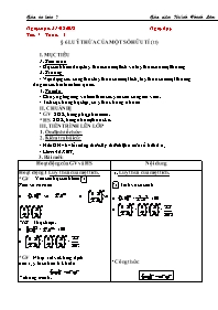 Giáo án Toán 7 - Tuần 4 - Năm học 2018-2019 -
