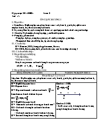 Giáo án Toán 7 - Tuần 8 - Năm học 2021-2022