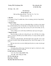 Giáo án Toán 7 - Tuần 9 - Năm học 2023-2024 -