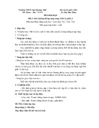 Giáo án Toán Lớp 7 - Tuần 11 - Năm học 2023-2