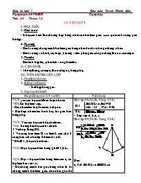 Giáo án Toán Lớp 7 - Tuần 12 - Năm học 2018-2