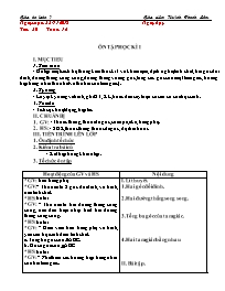 Giáo án Toán Lớp 7 - Tuần 16 - Năm học 2018-2