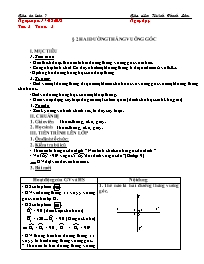 Giáo án Toán Lớp 7 - Tuần 2 - Năm học 2018-20
