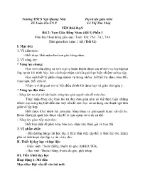 Giáo án Toán Lớp 7 - Tuần 20 - Năm học 2023-2