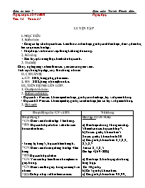 Giáo án Toán Lớp 7 - Tuần 21 - Năm học 2018-2