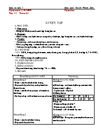 Giáo án Toán Lớp 7 - Tuần 23 - Năm học 2018-2