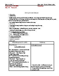 Giáo án Toán Lớp 7 - Tuần 26 - Năm học 2018-2