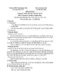 Giáo án Toán Lớp 7 - Tuần 31 - Năm học 2023-2