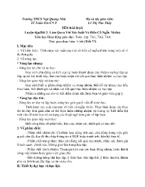 Giáo án Toán Lớp 7 - Tuần 33 - Năm học 2023-2