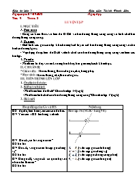 Giáo án Toán Lớp 7 - Tuần 5 - Năm học 2018-20