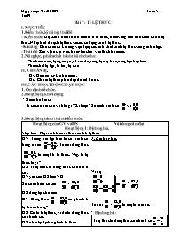 Giáo án Toán Lớp 7 - Tuần 5 - Năm học 2021-20