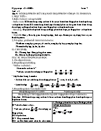 Giáo án Toán Lớp 7 - Tuần 7 - Năm học 2021-20