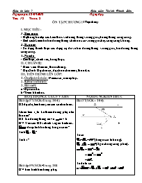 Giáo án Toán Lớp 7 - Tuần 8 - Năm học 2018-20
