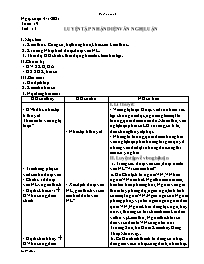 Giáo án Tự chọn Ngữ văn 7 - Tuần 19, Tiết 13:
