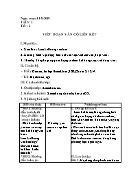 Giáo án Tự chọn Ngữ văn 7 - Tuần 2, Tiết 2: V
