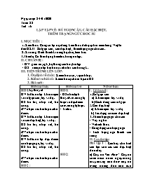 Giáo án Tự chọn Ngữ văn 7 - Tuần 22-24 - Năm 